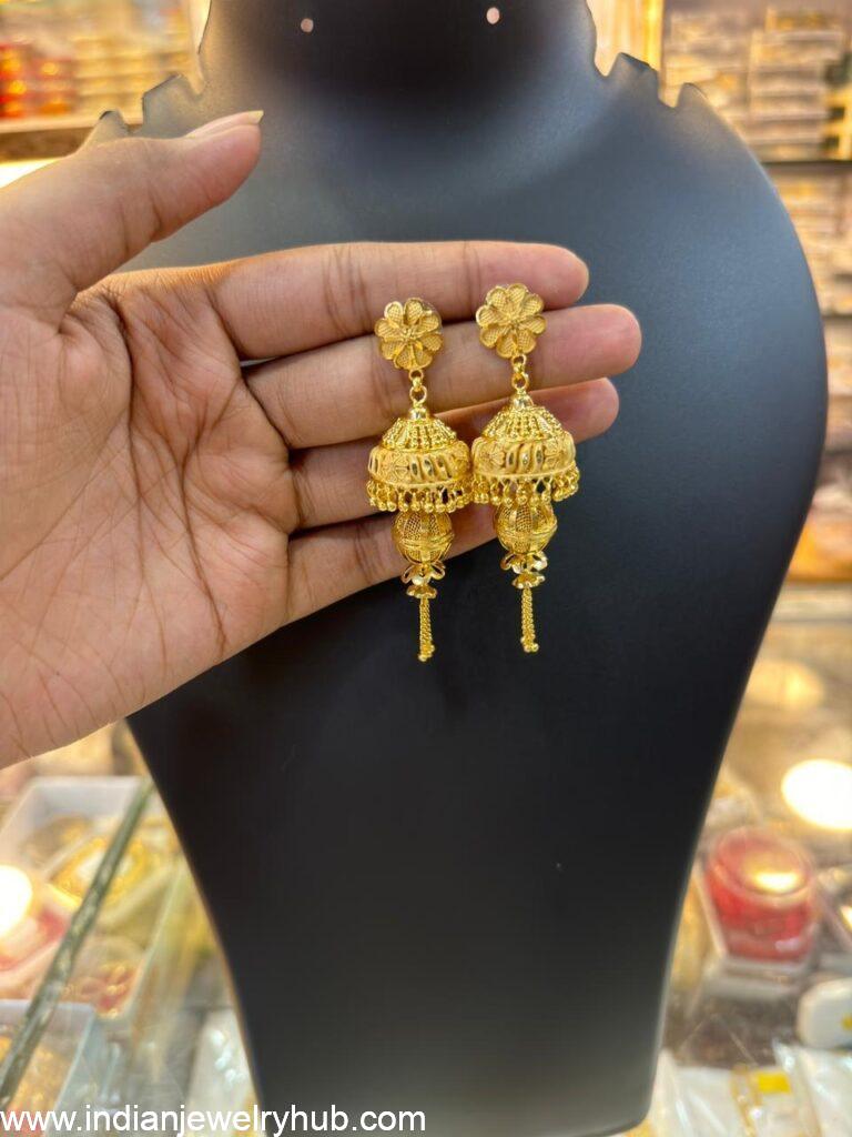 tanishq gold earrings 